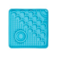 Lickimat Catster Slow Food Bowl Anti-Anxiety Mat for Cats - Turquoise