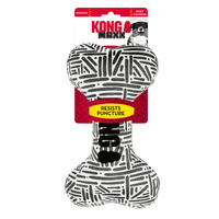 KONG Maxx Bone Puncture Resistant Plush Dogs Toy - 3 units