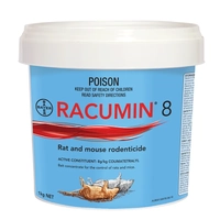 Bayer Racumin 8 Rat & Mouse Rodenticide 1Kg 