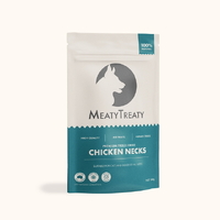 Meaty Treaty Freeze Dried Australian Chicken Necks Cat & Dog Treats 100g