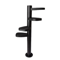 Monkee Tree - The Scalable Cat Climbing Ladder 12 Trunk Starter Pack Black