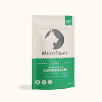Meaty Treaty Freeze Dried Australian Lamb Hearts Cat & Dog Treats 100g