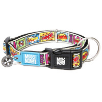 Max & Molly Smart ID Dog Collar - Comic - X-Small