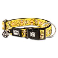 Max & Molly Smart ID Dog Collar - Monkey Maniac - Large