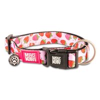 Max & Molly Smart ID Dog Collar - Strawberries - Large