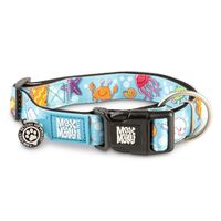 Max & Molly Smart ID Dog Collar - Blue Ocean - Medium