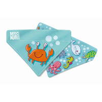Max & Molly Bandana for Cats & Dogs - Blue Ocean - Large