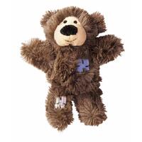 4 x KONG Wild Knots Bear - Tug & Snuggle Plush Dog Toy- X-Small assorted