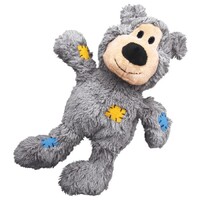 2 x KONG Wild Knots Bear - Tug & Snuggle Plush Dog Toy - Bear XL
