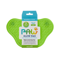 PAW Lick Pad Slow Feeder & Anti-Anxiety Food Mat for Cats & Dogs - Green