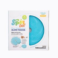 SPIN Interactive 2-in-1 Slow Feeder Lick Pad & Frisbee for Dogs - Blue