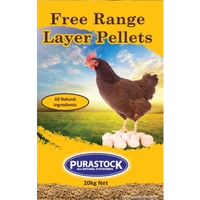 Purastock Free Range Layer Pellets 20Kg (60) 