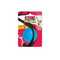 4 x KONG TagALong Leash Attach Fetch Ball in Assorted Colours