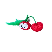 Petstages Dental Cherries Teeth Cleaning Cat Chew Toy with Catnip