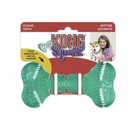 3 x KONG Squeezz Dental Bone Rubber Dog Toy
