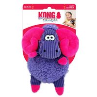 3 x KONG Sherps Floofs Big Horn Plush Squeaker Dog Toy