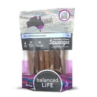 Balanced Life Wild Boar Cranberry & Linseed Sausage Dog Treat 7-Piece Pack