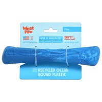 West Paw Seaflex Recycled Plastic Fetch Dog Toy - Drifty Large - Surf