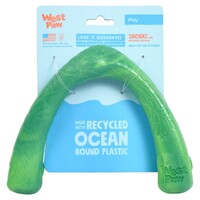 West Paw Seaflex Recycled Plastic Tug Dog Toy - Snorkl  Emerald