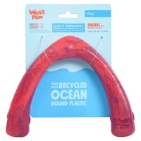 West Paw Seaflex Recycled Plastic Tug Dog Toy - Snorkl  Hibiscus