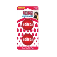 3 x KONG Signature Balls 2-Pk Sm