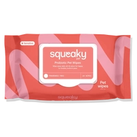 Squeaky Pet Probiotic Pet Wipes Fragrance Free 60 Wipes 