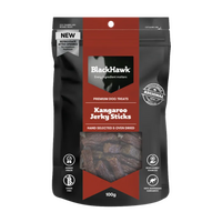 Black Hawk Dog Treats Kangaroo Jerky Sticks 100G 