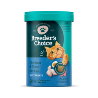 Breeders Choice Tasty Treats Chickn Tuna Egg 120G 3Pk (Om3) 