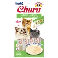 Inaba Cat Churu Puree Chicken With Scallop 56G 6Pk (Om6) 