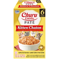 Inaba Cat Churu Entree Pate Chicken Tuna For Kitten 6X50G
