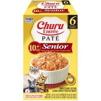 Inaba Cat Churu Entree Pate Chicken Tuna Snr 10+ 6X50G