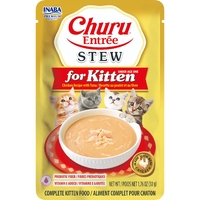 Inaba Cat Churu Ent Stew Chckn W For Kttn 50G 6Pk Srt (Om6)