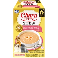Inaba Cat Churu Entree Stew Chicken W Salmon 6X50G