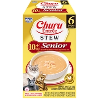 Inaba Cat Churu Entree Stew Chckn W Tuna Snr 10+ 6X50G