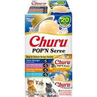Inaba Cat Churu Pop N Serve Tuna & Chicken Variety 20Pk 