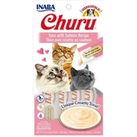 Inaba Cat Churu Puree Tuna With Salmon 56G 6Pk (Om6) 