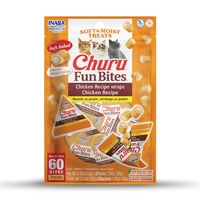 Inaba Cat Churu Fun Bite Chkn Wrap Chicken 36G 6Pk(Om6) 
