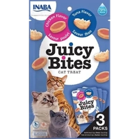 Inaba Cat Juicy Bites Tuna & Chicken 34G 6Pk (Om6) 