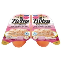 Inaba Cat Twins Tuna & Chicken With Salmon 70G 6Pk(Om6) 