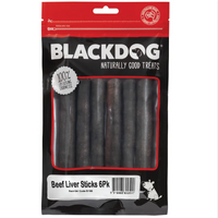 Black Dog Beef Liver Sticks 25Pk (Om25) 