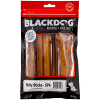 Black Dog Bully Sticks 5Pk  