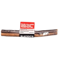 Black Dog Filled Collagen Sticks Pnut Butter 25Pk (Om25) 