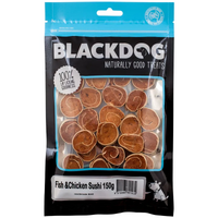 Black Dog Fish & Chicken Sushi 150G 