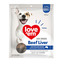 Love Em Beef Liver 500G  