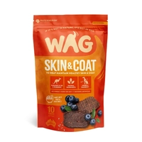Wag Kangaroo Jerky Skin & Coat 10Pc 