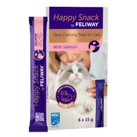 Feliway Happy Snack Salmon Calming Treat  120G 6Pk