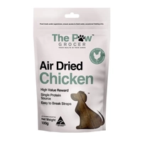 The Paw Grocer Air Dried Chicken Straps 100G