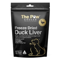 The Paw Grocer Black Freeze Dried Duck Liver 72G 