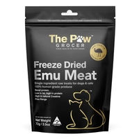 The Paw Grocer Black Label Freeze Dried Emu Meat 72G 