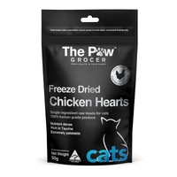 The Paw Grocer Black Label Fd Chicken Hearts Cats 50G